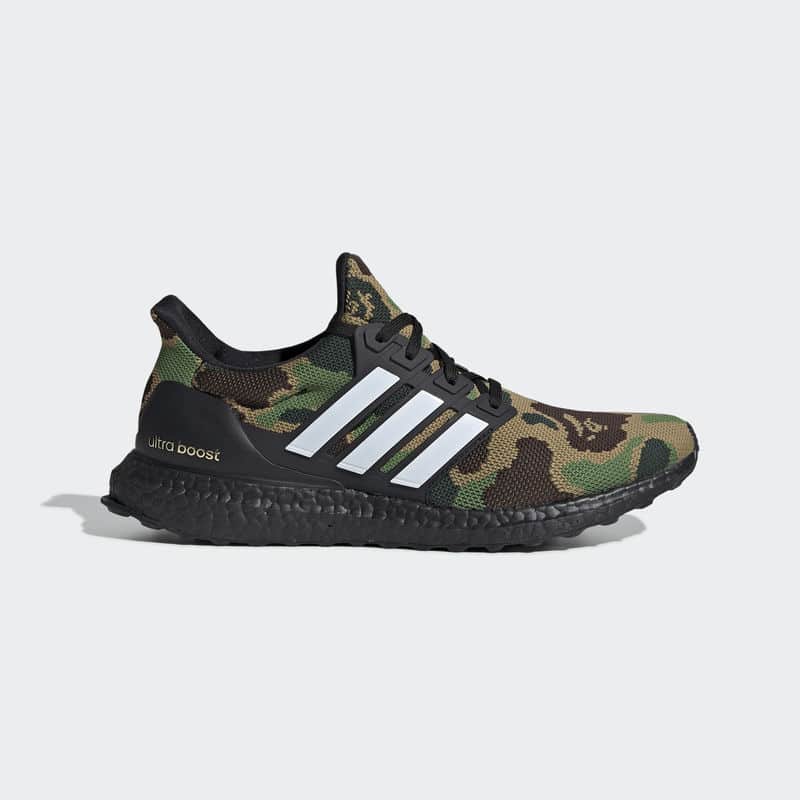 BAPE x adidas Ultra Boost American Football Green Camo